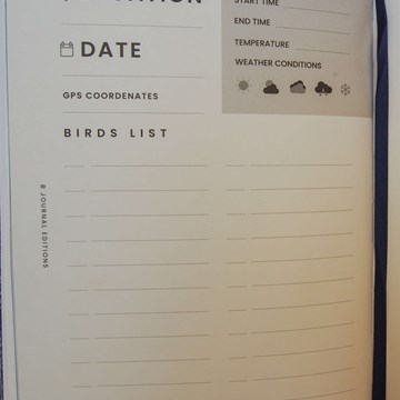 Birdwatching Journal